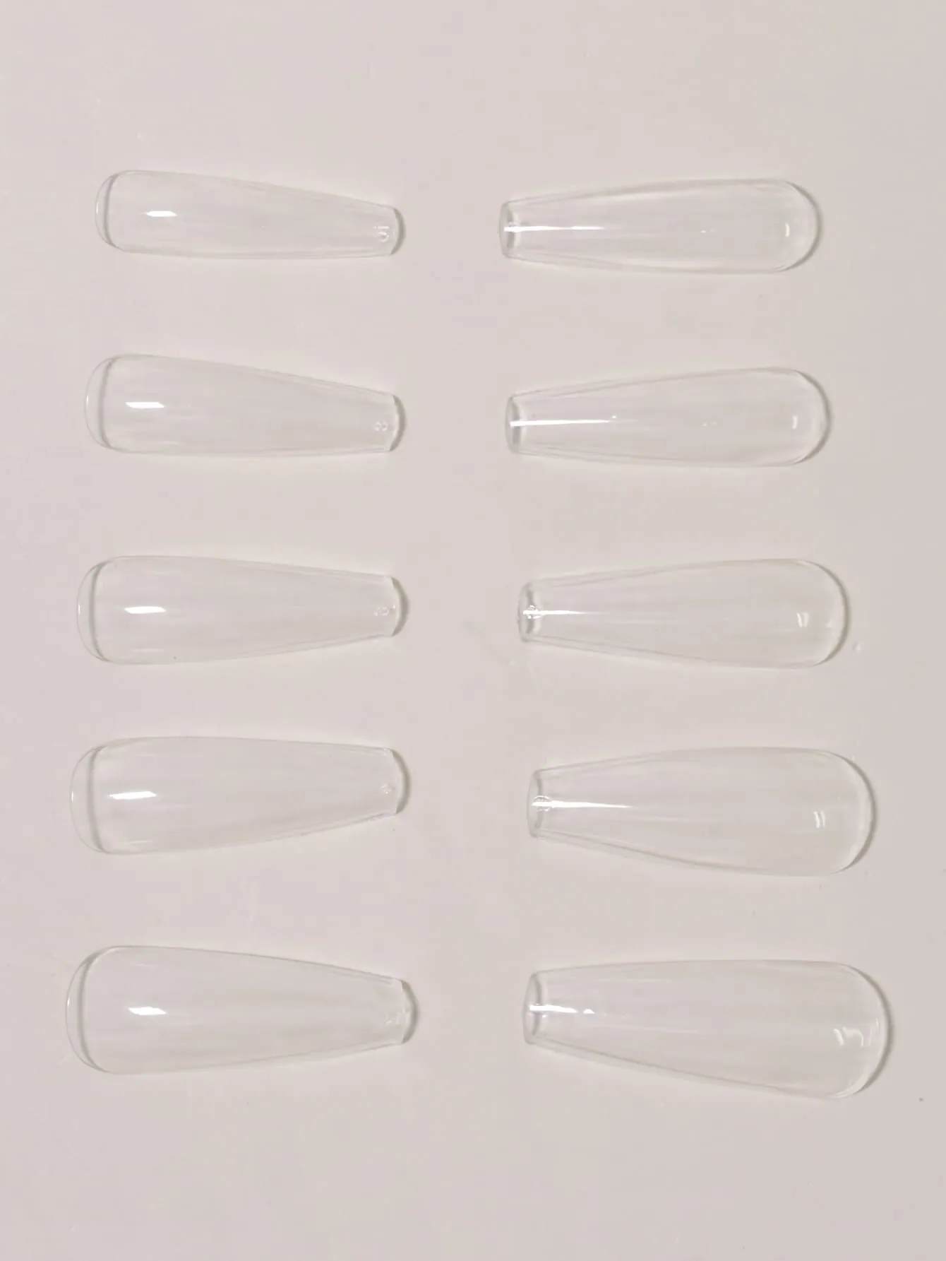 100pcs Clear Fake Nail