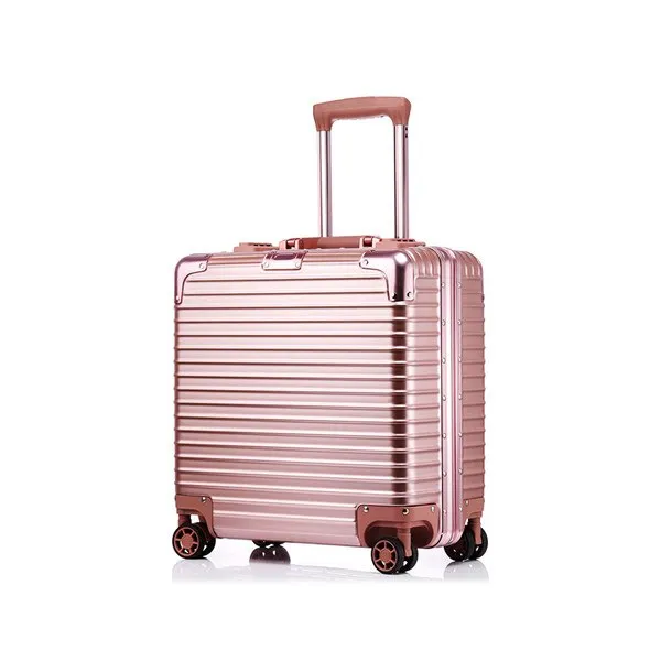 18Inch Captain Airborne Chassis Fashion Camera Bag Aluminum Frame Luggage Box Female Caster