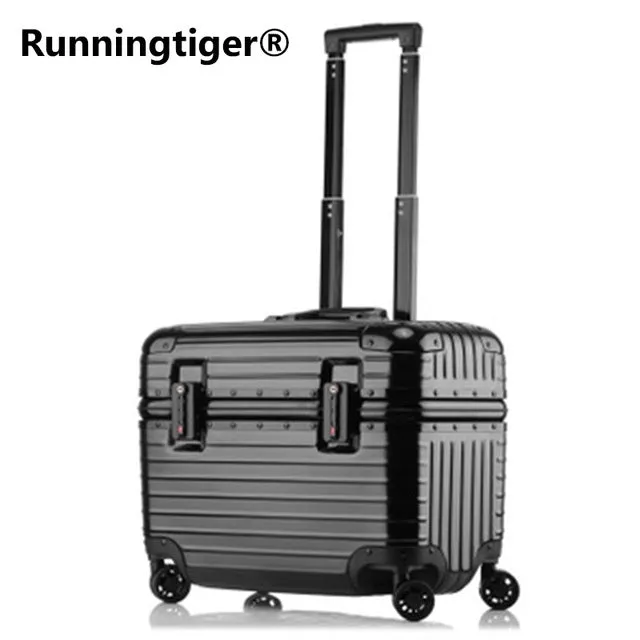 18Inch Captain Airborne Chassis Fashion Camera Bag Aluminum Frame Luggage Box Female Caster