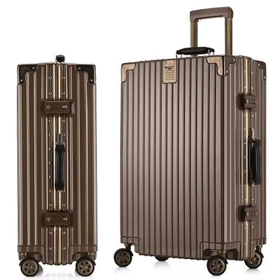 20''24''26''29''Large Capacity Aluminum Frame Suitcase Travel Trolley Luggage Tsa Lock Koffer