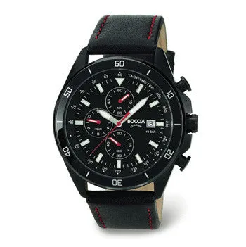 3762-04 Mens Boccia Titanium Chronograph Watch