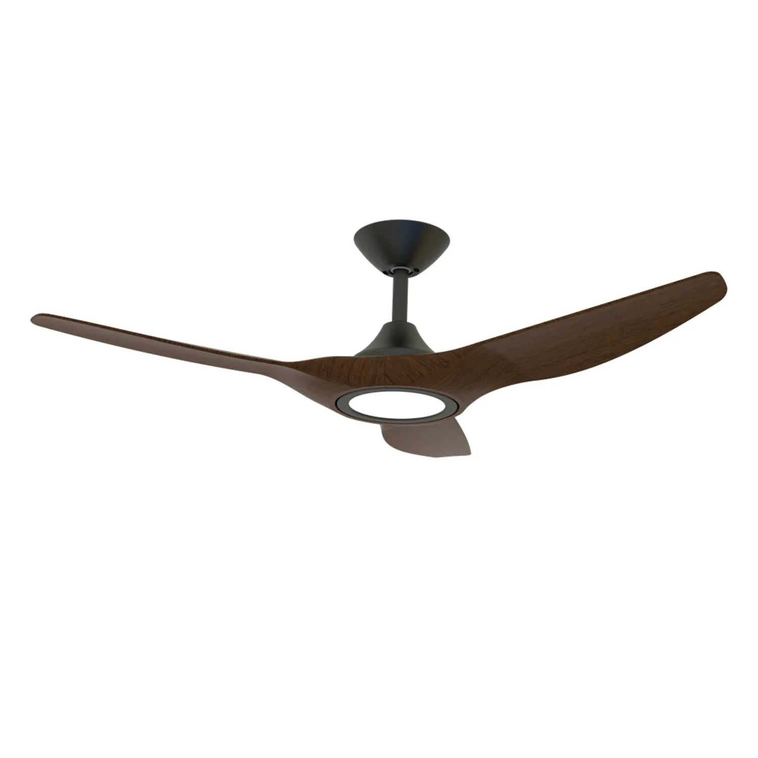 48" Strike Dc Ceiling Fan White, Black, Walnut, Oak 6013X Domus Lighting