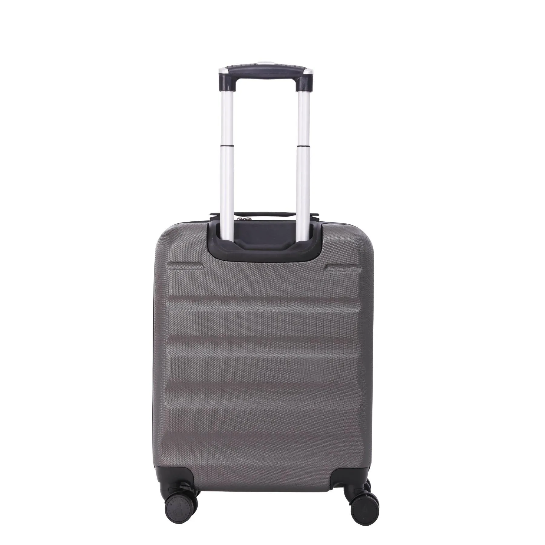 Aerolite (55x40x20cm) Ryanair Maximum Allowance (Priority) 40L Lightweight Hard Shell Carry On Cabin Suitcase with 4 Wheels - Also Approved for easyJet Plus, British Airways, Charcoal