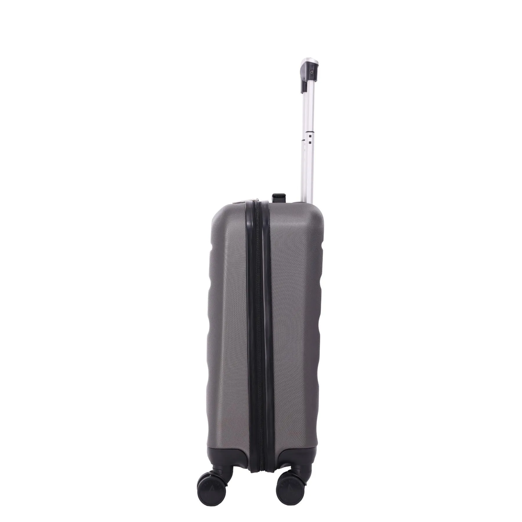 Aerolite (55x40x20cm) Ryanair Maximum Allowance (Priority) 40L Lightweight Hard Shell Carry On Cabin Suitcase with 4 Wheels - Also Approved for easyJet Plus, British Airways, Charcoal