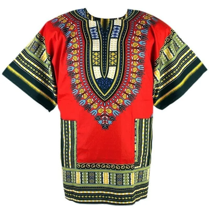 African Prints Danshiki Shirt (Unisex)