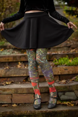 Birds Printed Tights