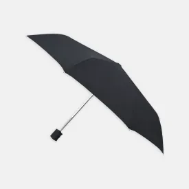 Black Automatic Telescopic Umbrella with Matte Black Handle