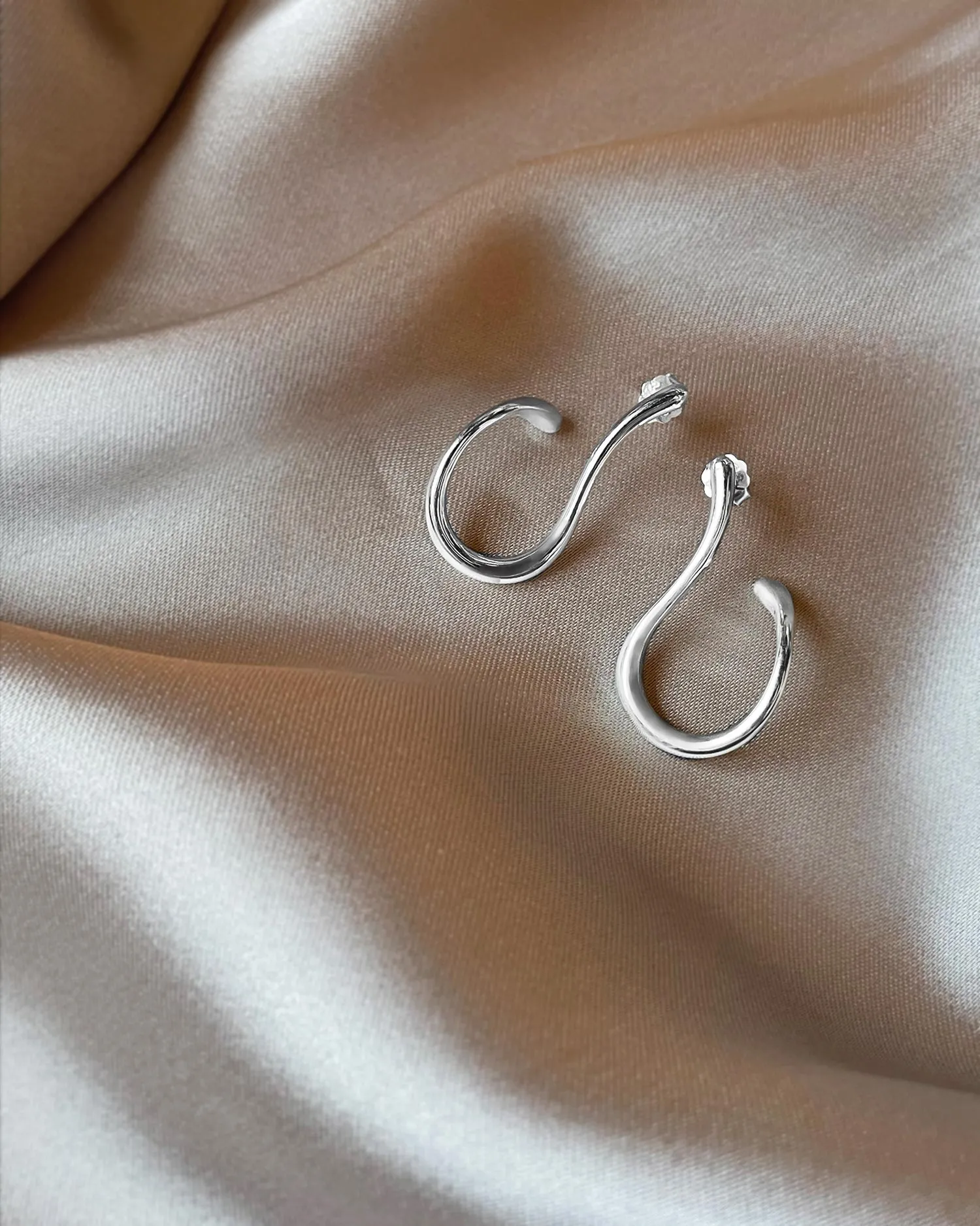 Breeze earrings silver