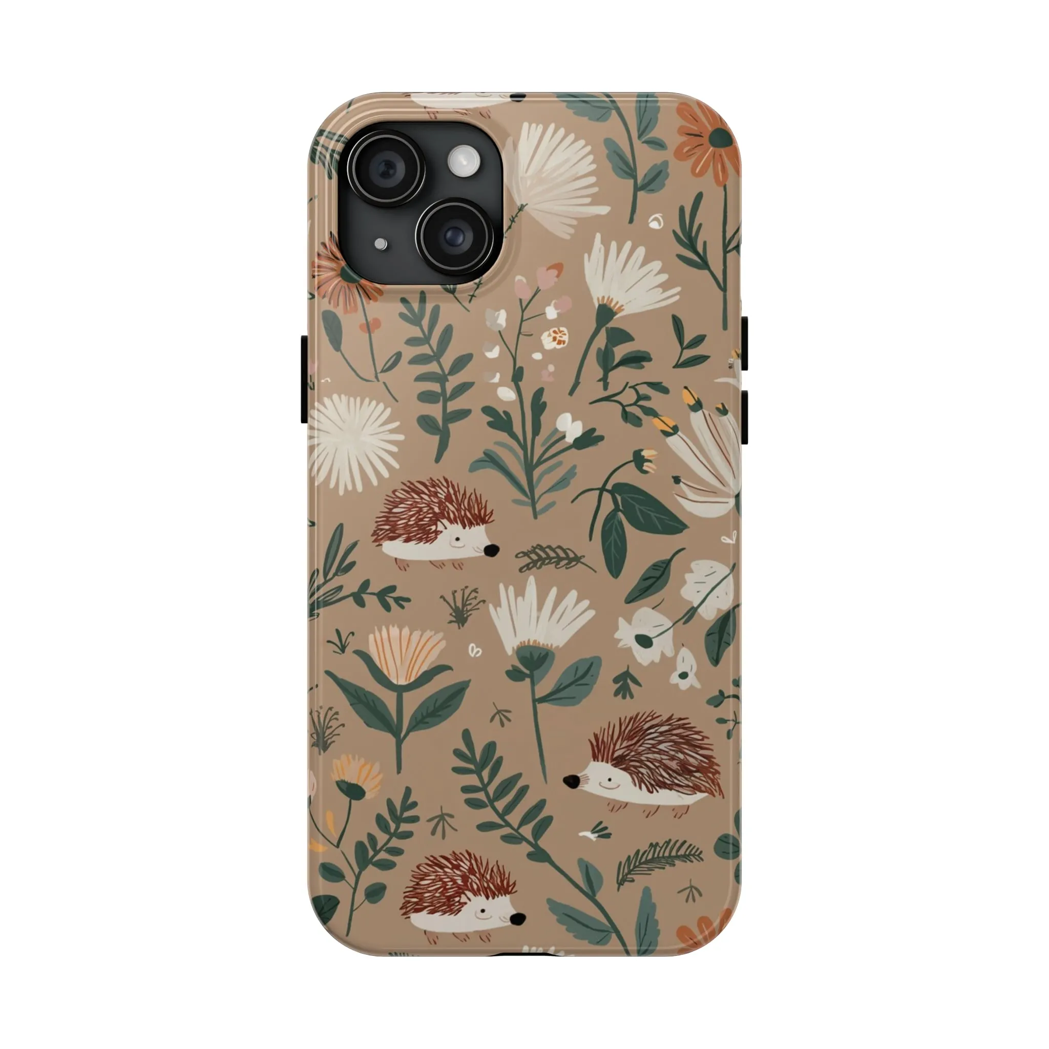 Hedehogs & Daisies - Tough Phone Cases