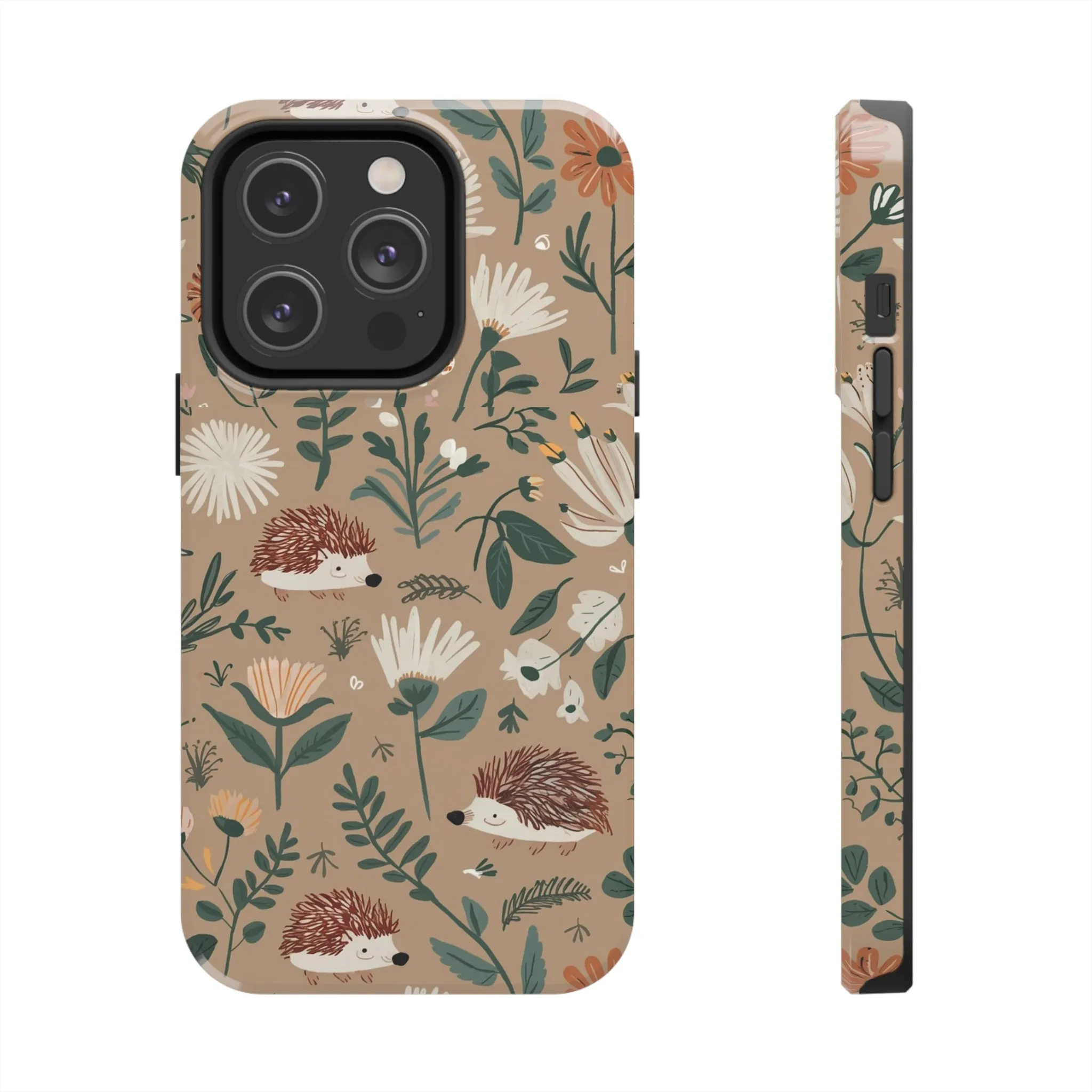 Hedehogs & Daisies - Tough Phone Cases