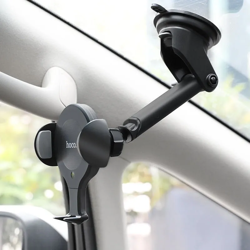 Hoco 10W Car phone holder With Wireless Phone charger - CA60