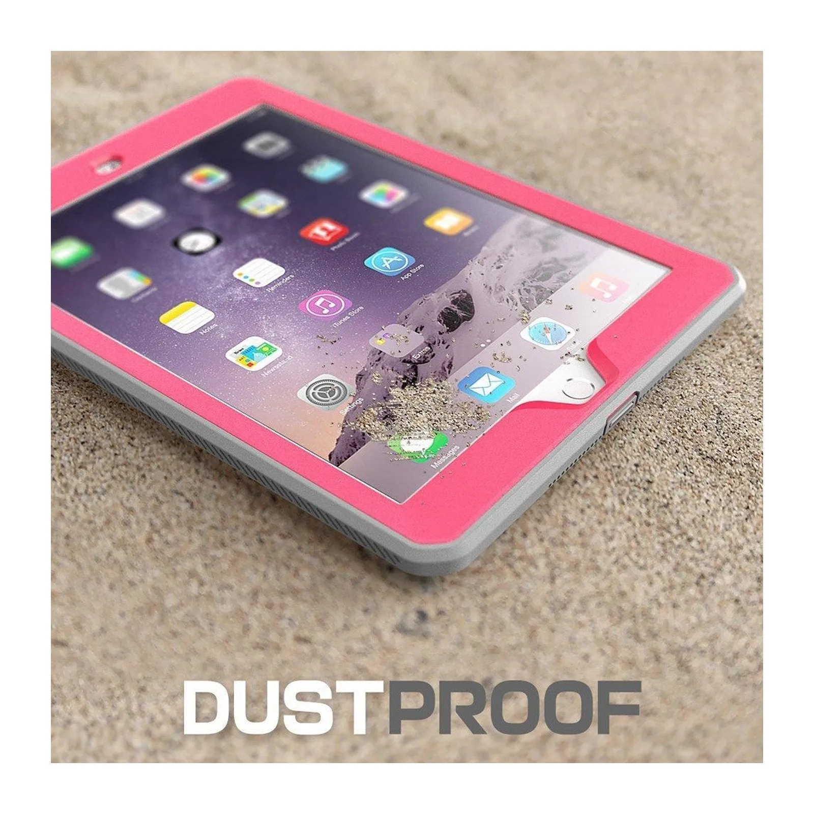 iPad Air 2 Unicorn Beetle Pro Full-Body Protective Case-Pink