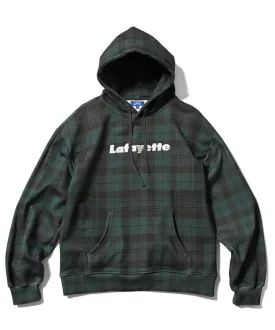 Lafayette Allover Pattern Lafayette Logo Hoodie Black Watch