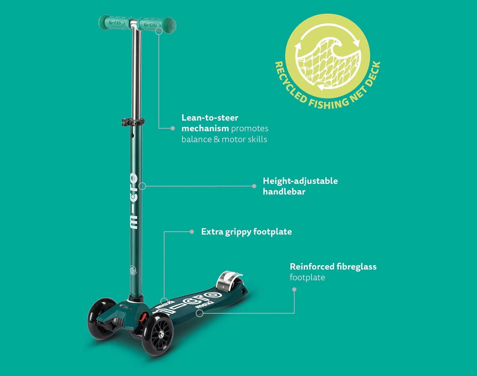 Maxi Deluxe Eco Scooter