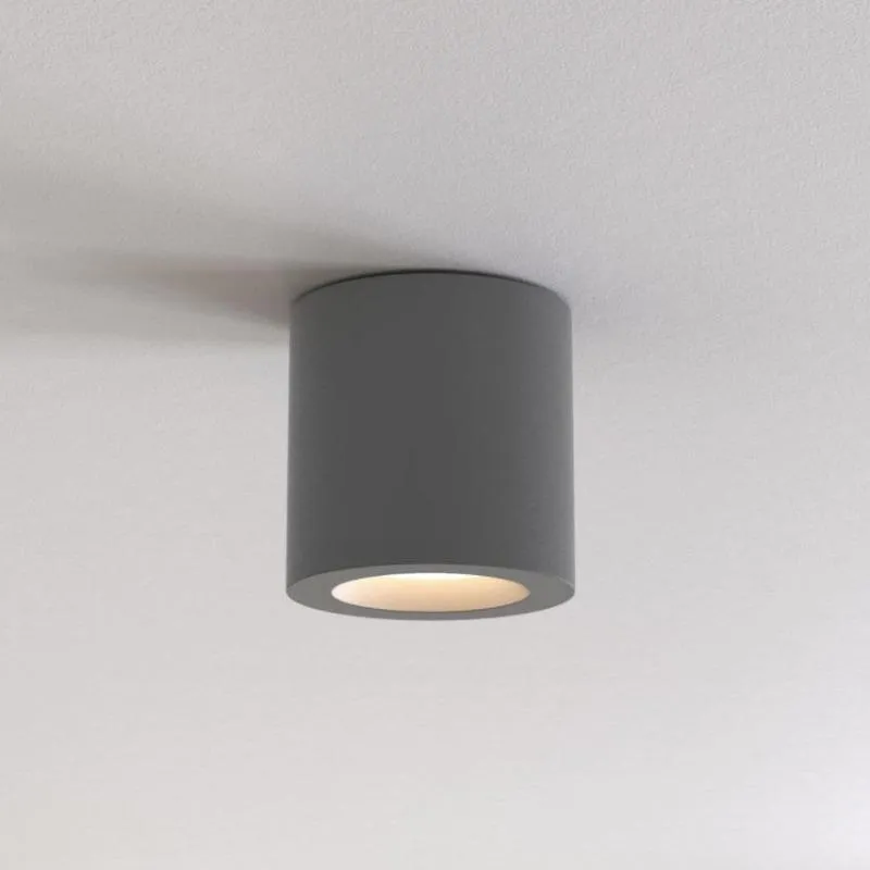 Minimalistic Short Round Ceiling Light