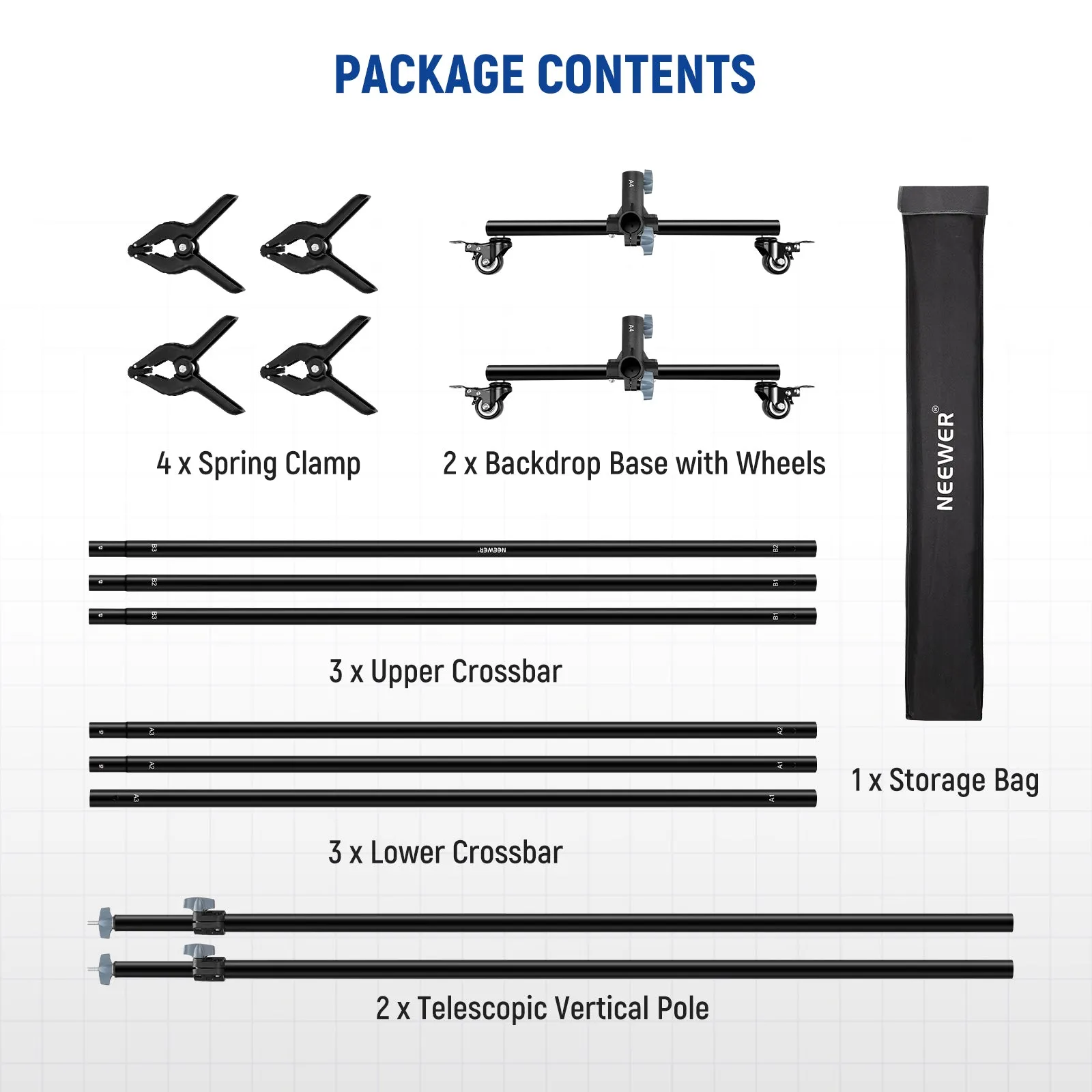 NEEWER NK-01 Backdrop Stand Heavy Duty