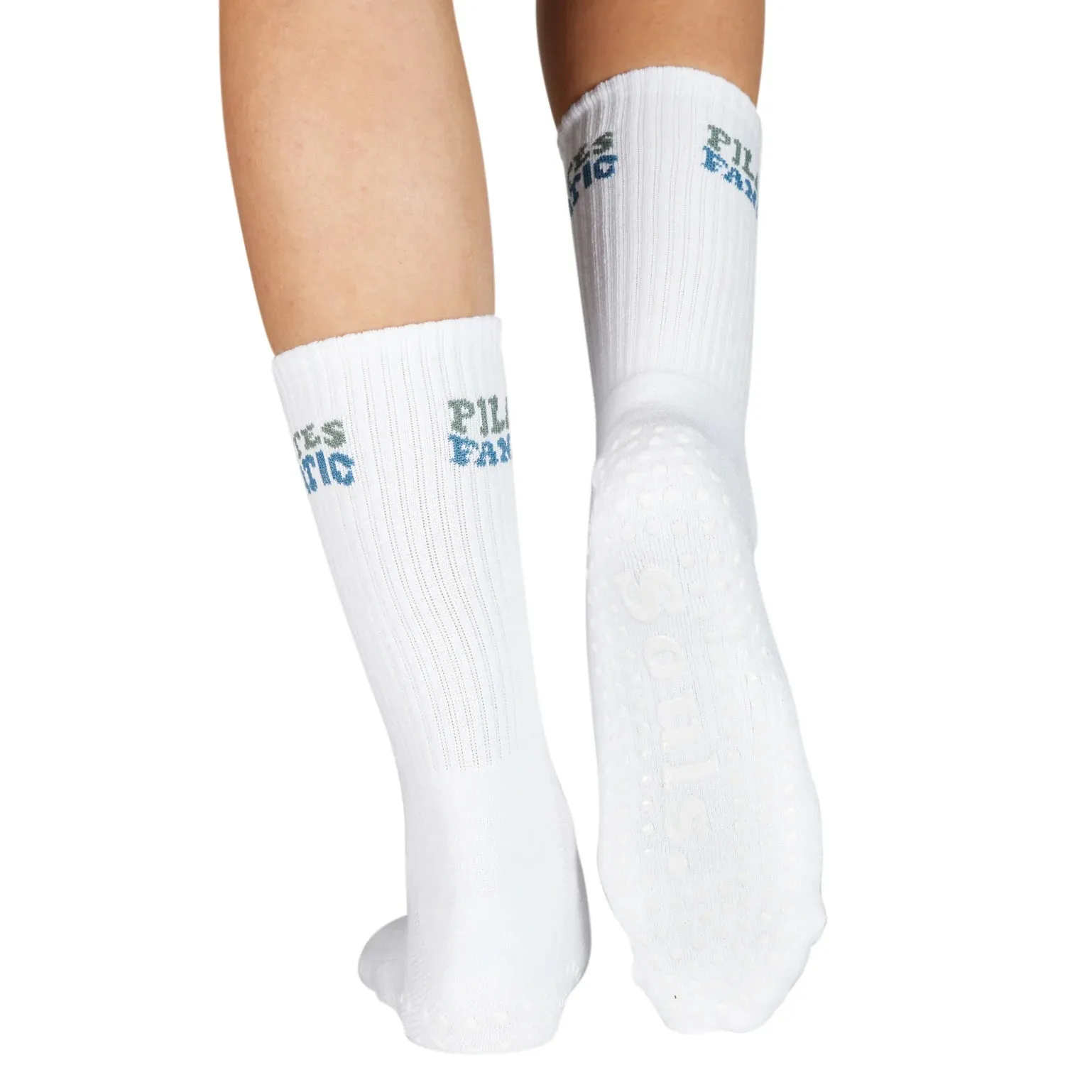 Pilates Fanatic - Crew Grip Sock (Barre / Pilates)