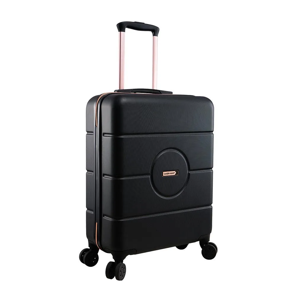 Seville Suitcase and Anode Vanity Case Carry On Set for Ryanair - Black