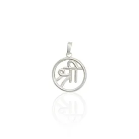 Silver 'श्री' Sign Pendent