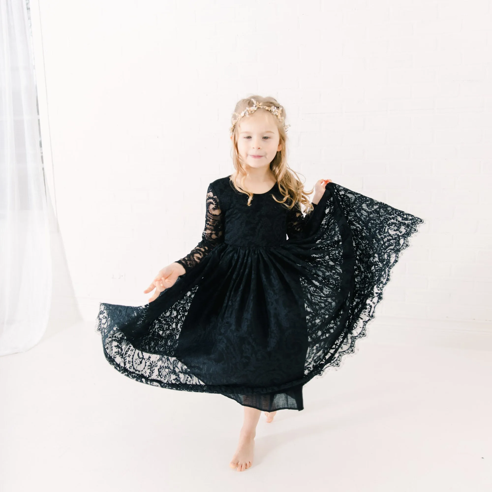 The Paisley Dress - Black