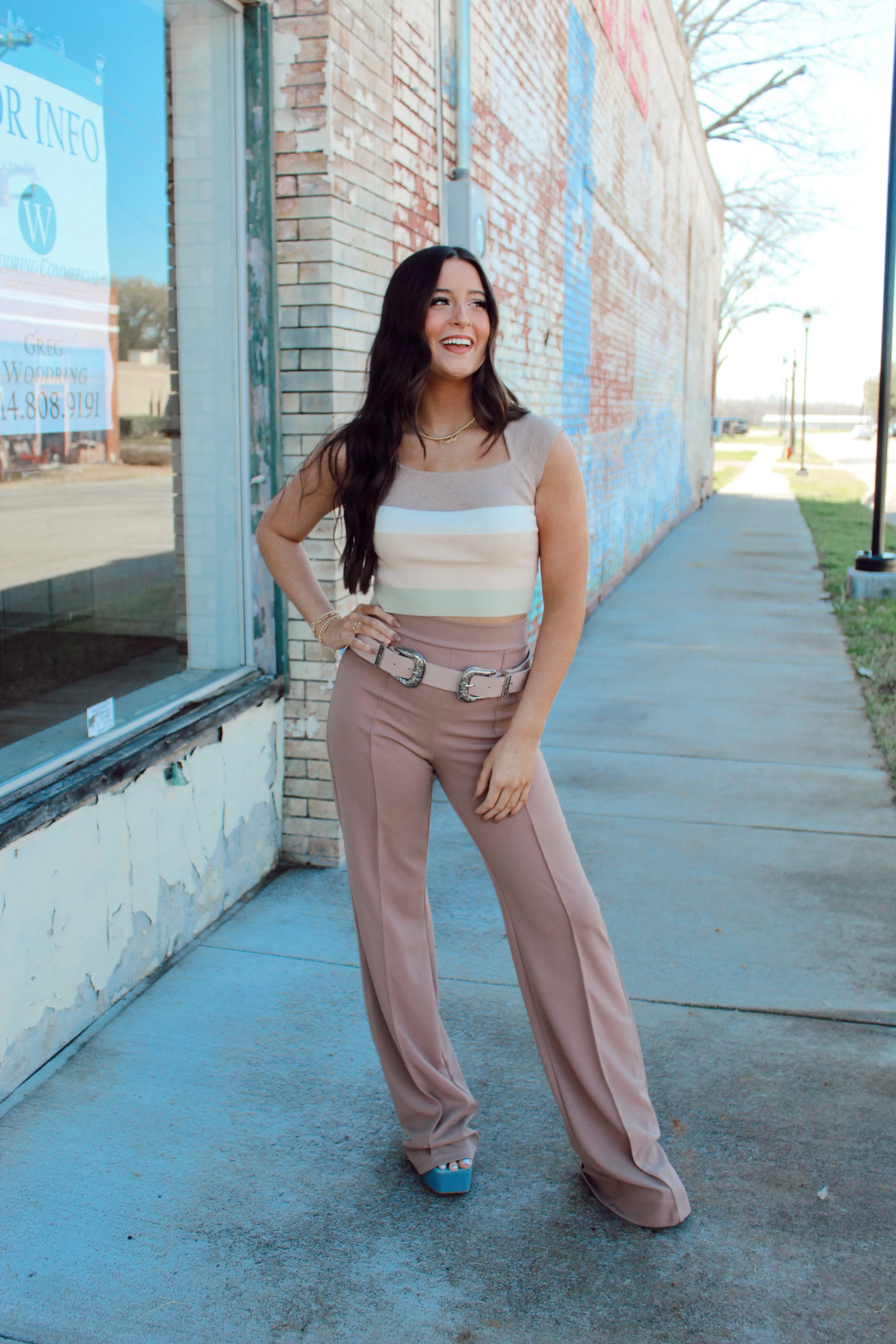 The Ranchers Wife Trousers in Taupe